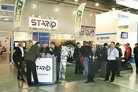 площадь стенда STARCO  составила  42 кв. м