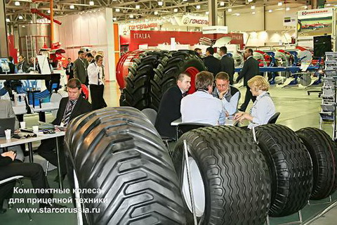 &bull;	комплектные колеса для прицепного оборудования BKT Flotation, STARCO SG Flotation, STARCO AW