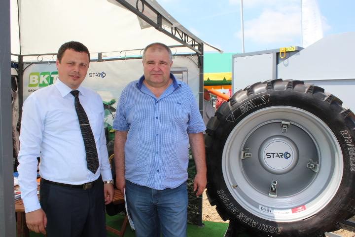 Фирма СТАРКО Ростов экспонировала тракторные шины на выставке «Золотая Нива 2014»